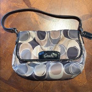 Coach Purse - Black/Tan/Grey/Cream